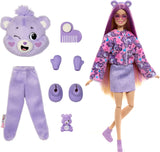 Barbie : Cutie Reveal X Care Bears - Doll and Accessories - Care Bear Costume & More - Series 1 (Assorted)