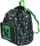 Minecraft - Kids Sleepover 5 Pc Duffle Bag Set