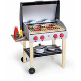 Hape : Wooden Gourmet Grill With Food & Accessories