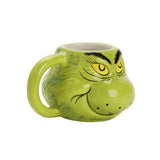 Dr Seuss The Grinch - 3.5 oz Sculpted Ceramic Espresso Mug