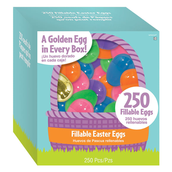 Fillable Easter Eggs (250 pack)