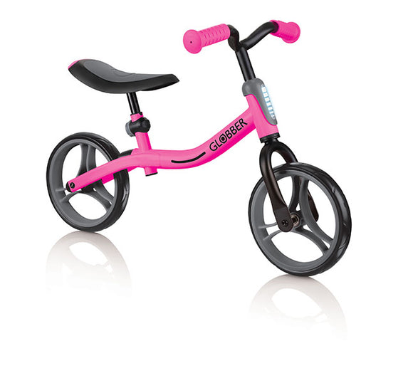 (PRE-ORDER) Globber : GO BIKE Balance Bike For Toddlers Neon Pink