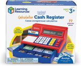 Learning Resources AWARD WINNING Pretend & Play® Calculator Cash Register with Canadian Currency