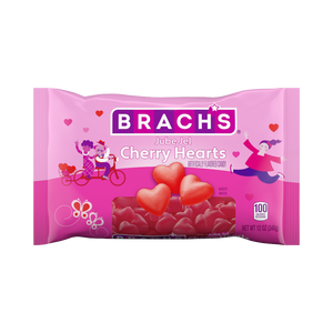 Brach’s Valentine's Jube Jel Cherry Hearts 12oz [BB-09/25] LIMIT OF 4 PER ORDER