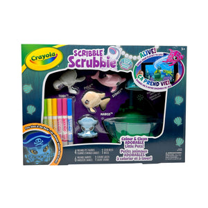 *** NEW FOR 2023 *** Crayola Scribble Scrubbie Ocean Pets Glow Lagoon Tub Set
