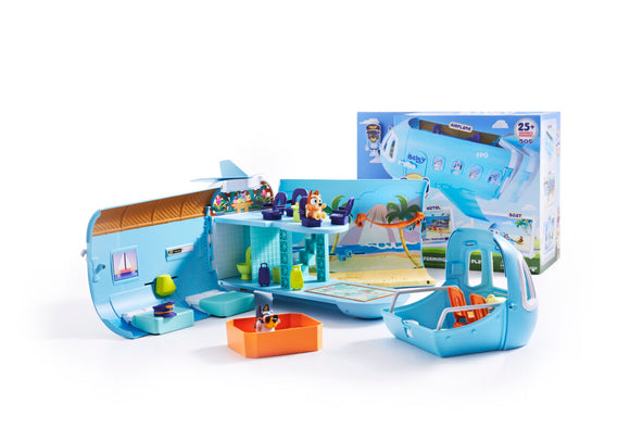(PRE-ORDER) Bluey 3-in-1 Transforming Airplane Playset with 25+ Sounds