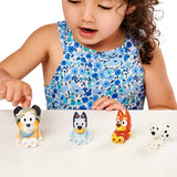 Bluey Figure - 4 Pack School Pack , Bluey, Rusty, Chloe, Calypso
