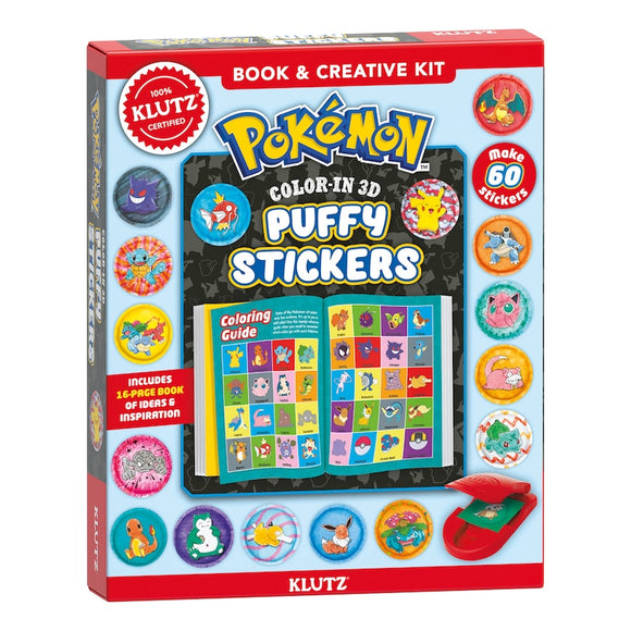 Klutz : Pokémon Color-In 3D Stickers