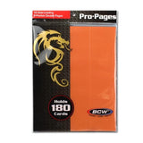 10 Pack - Side Loading 9 - Pocket Double Pro Pages - Orange