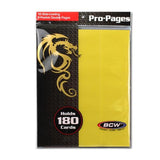 10 Pack - Side Loading 9 - Pocket Double Pro Pages - Yellow