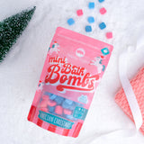Happy Hippo : Merry Unicorn Christmas - Mini Bath Bombs with Bath Light 6.17oz (Candy & Berries Scented)