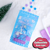 Happy Hippo : Ice Princess - Mini Bath Bombs with Bath Light 6.17oz (Smells Like Candy Canes)