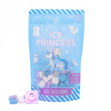 Happy Hippo : Ice Princess - Mini Bath Bombs with Bath Light 6.17oz (Smells Like Candy Canes)