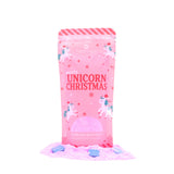 Happy Hippo : Merry Unicorn Christmas - Bubbling Bath Dust with floating Mini Bath Bombs  4.59oz