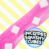 Compound Kings  - Summertime Lemonade Stand - 2 Pack Jelly Cube Fluffy Slime Cup - Pink and Yellow bundle