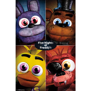 Five Nights At Freddy's : Quad Wall Poster - 22" X 34"