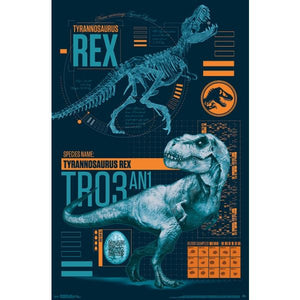 Jurassic World : Fallen Kingdom , T-Rex Wall Poster - 22" X 34"