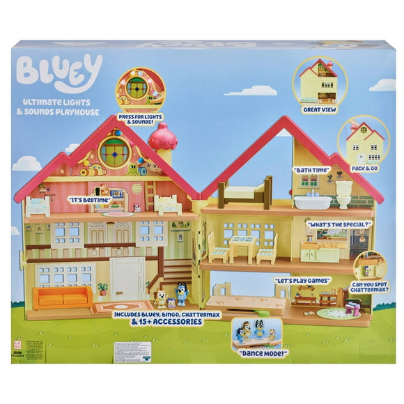 (PRE-ORDER) Bluey Ultimate Lights & Sounds Playhouse