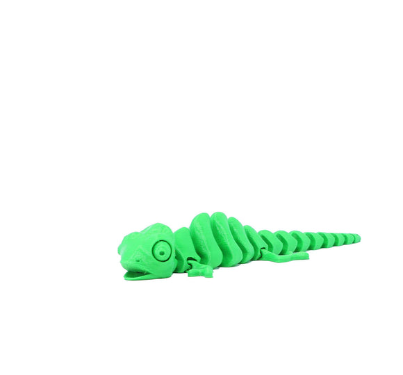 Curious Critters : 3D Printed Fidget Toys - Captivating Chameleons - Large (9.75