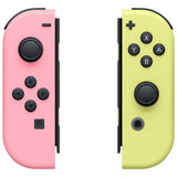 Nintendo Switch Left and Right Joy-Con Controllers - Pastel Pink/Pastel Yellow