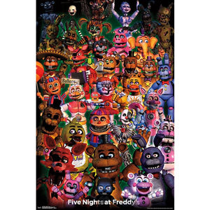 Five Nights at Freddy's : Ultimate Group Wall Poster - 22" X 34"
