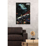 Star Wars: Saga , Space Battle Wall Poster - 22" X 34"