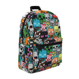 Minecraft Character Collage 18" Backpack