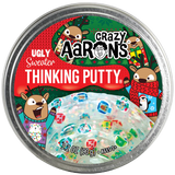 NEW For Winter 2023 - Crazy Aaron's Putty , Ugly Sweater ( 4" Tin )