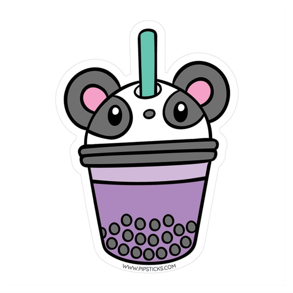 Pipsticks - Boba Panda Vinyl Sticker