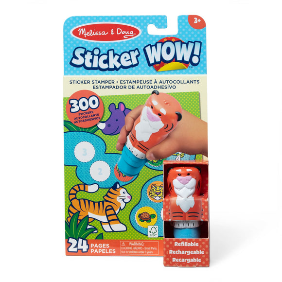 Melissa And Doug : Sticker WOW!® Activity Pad & Sticker Stamper - Tiger