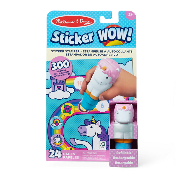 Melissa And Doug : Sticker WOW!® Activity Pad & Sticker Stamper - Unicorn