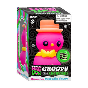 NeeDoh Squishmas Groovy The Glowman (2023) CRUNCHES JUST LIKE SNOW AND GLOWS!