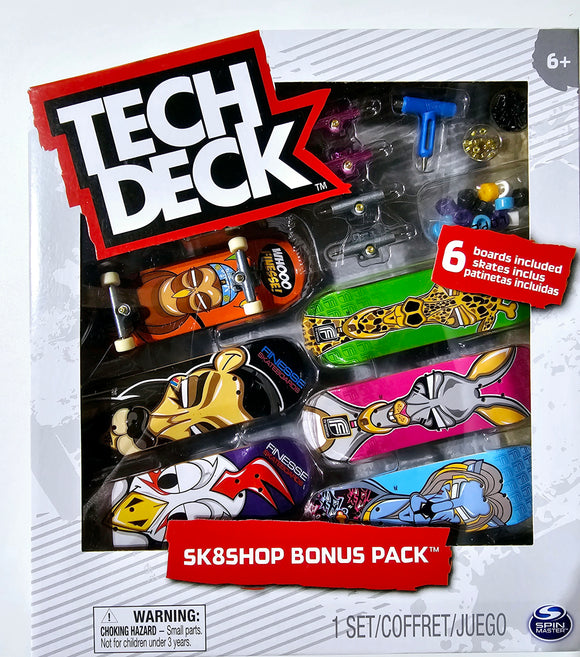 Tech Deck Sk8 Shop Bonus Pack Finger Boards (Assorted Styles)