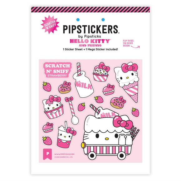Pipstickers - Hello Kitty Milk Cart Scratch 'n Sniff (2ct)