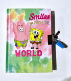 Spongebob Square Pants Diary With Lock (Assorted)
