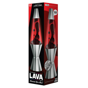 NEW! 14.5’’ LAVA LAMP – RED & BLACK