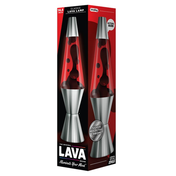 NEW! 14.5’’ LAVA LAMP – RED & BLACK