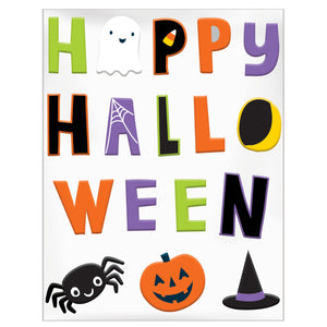 Hallo-Ween Friends Large Gel Clings