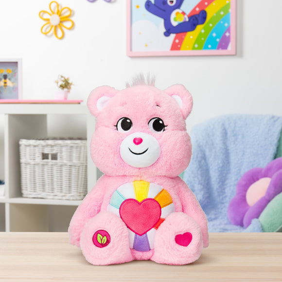 Care Bears Dare To Care Bear Plush – 14 Inch Soft Huggable Stuffed Toy