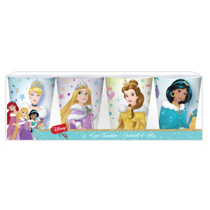 Disney Princess 4pc Christmas Time Tumbler Set