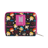 Funko BTS Band with Hearts Zippwred Wallet