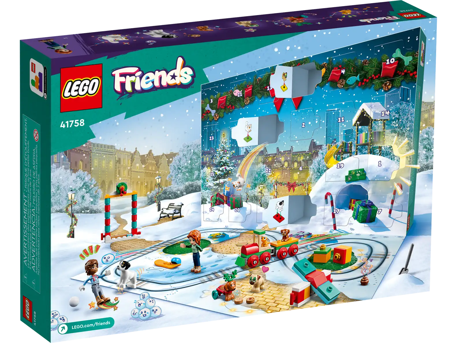 Calendar advent lego friends hotsell