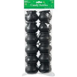 2" Plastic Candy Kettles 12 Pack