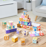 (PRE-ORDER) Ms. Rachel - Melissa and Doug : Wooden Learning Blocks [ALL PRE-ORDERS ARE FINAL]