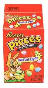 (U.S.A) Reese's Pieces Pastel Easter Eggs Mini Carton 3.5oz