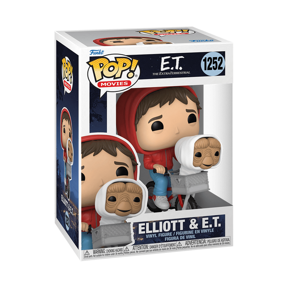 Funko Pop! Movies : E.T 40th Anniversary, Elliott & E.T On Bike