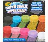 Crayola Washable Sidewalk Super Chalk, 10 count