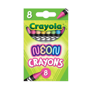 Crayola Neon Crayons 8 Count