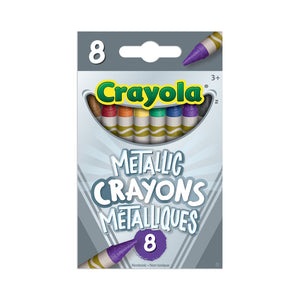 Crayola Metallic Crayons 8 Count