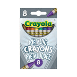 Crayola Metallic Crayons 8 Count
